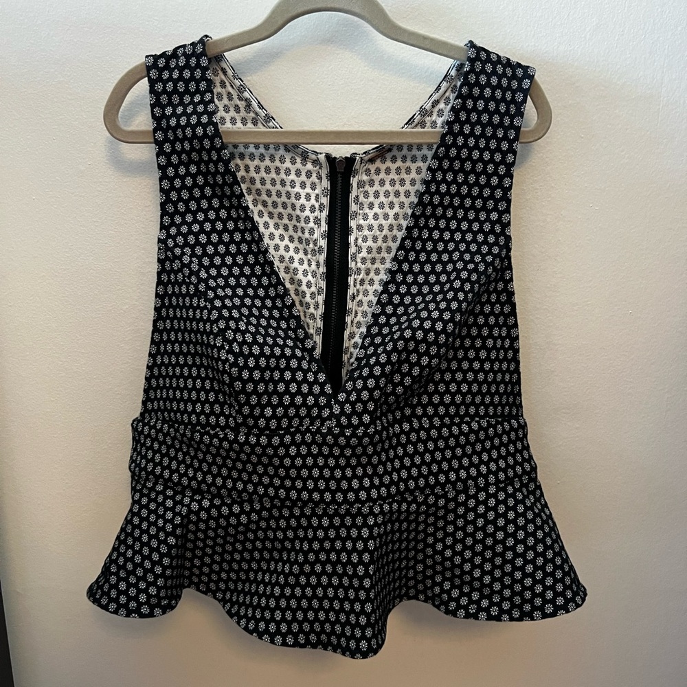 Free People Zipper Top